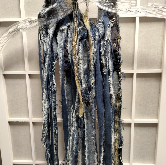 Extra Long Denim Choker - Picture 6 of 6